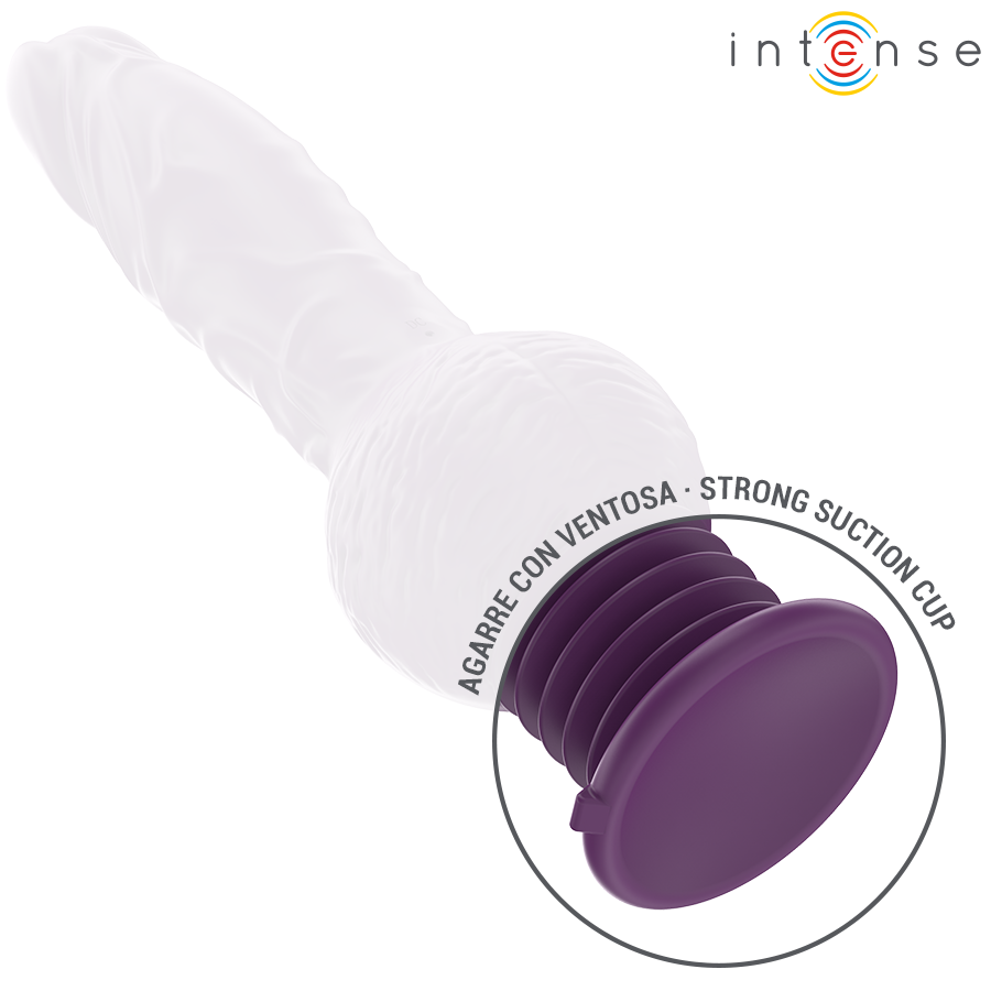INTENSE - TATUM MULTIFUNCTIONELE VIBRATOR MET OP EN NEER VIBRATIE 24 CM PAARS