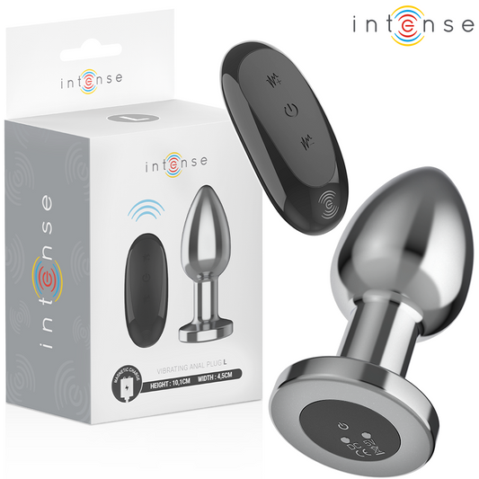 INTENSE - ANAL PLUG 10 TRILLINGEN METAAL MET AFSTANDSBEDIENING L