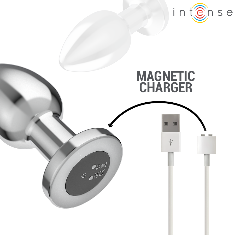 INTENSE - ANAL PLUG 10 TRILLINGEN METAAL MET AFSTANDSBEDIENING L