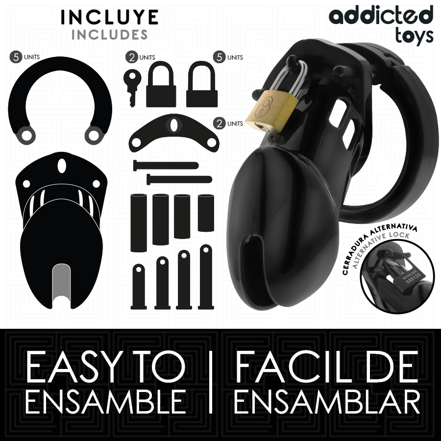 ADDICTED TOYS OP SLOT - OBSIDIAN PENISKooi MAAT M