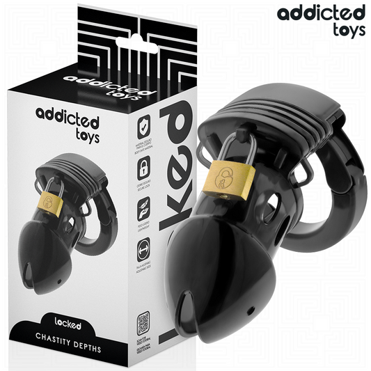ADDICTED TOYS LOCKED - CHASTITY DEPTHS PENIS KOOI 7.5 CM