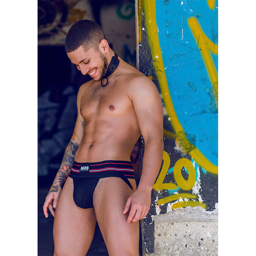 MOB - CLASSIC BLACK THONG SIZE M