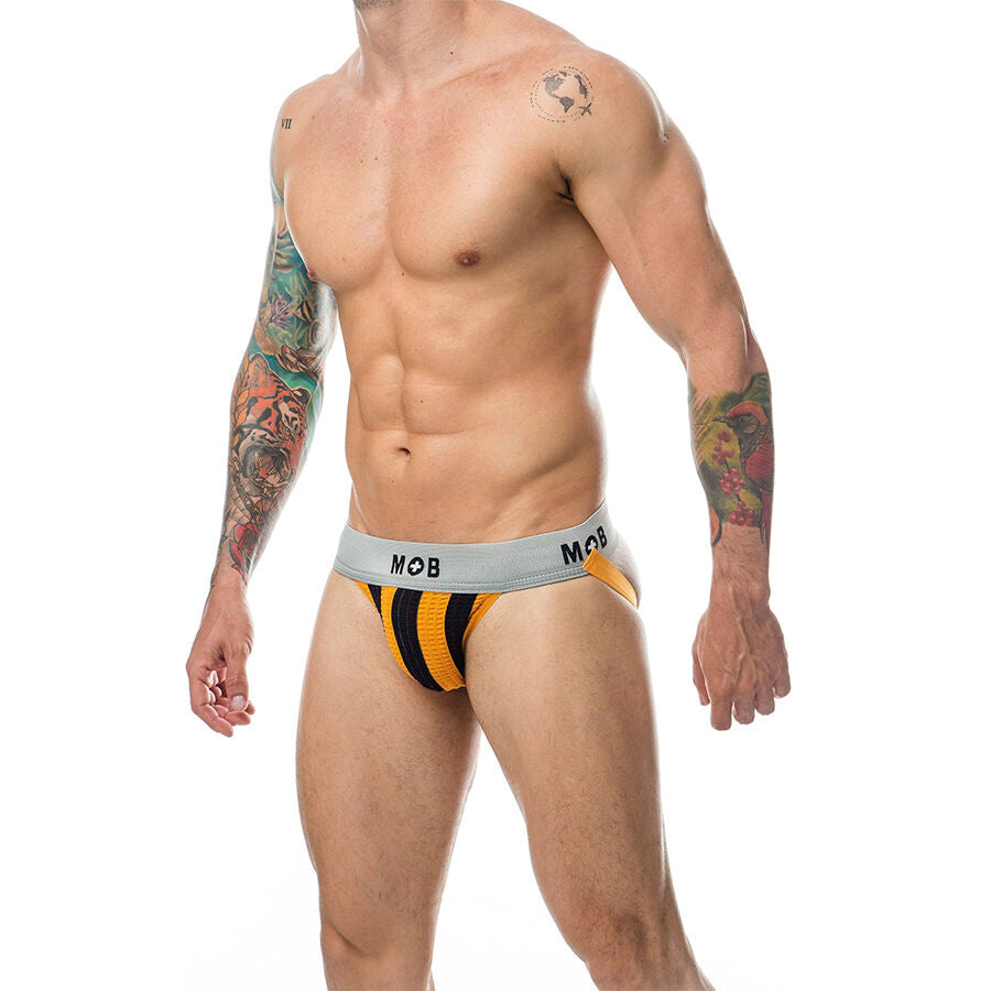MOB - CLASSIC JOCK STRIPE ORANGE SIZE S