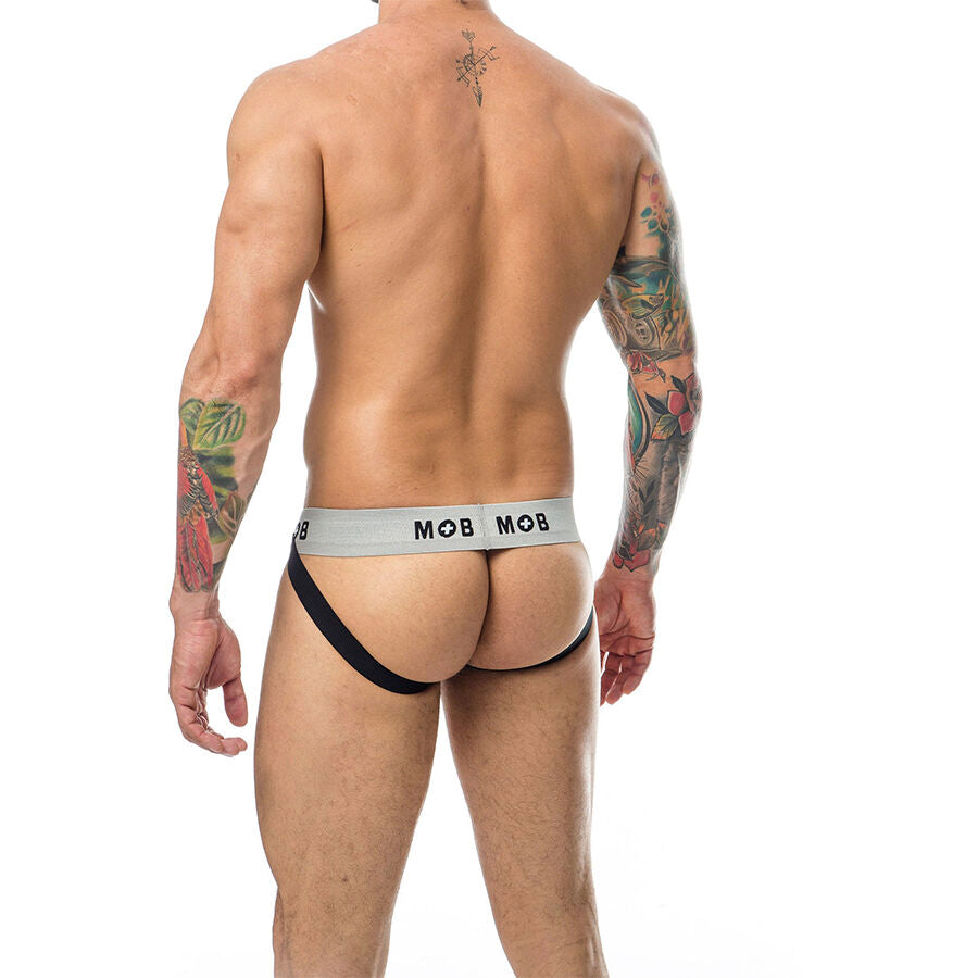 MOB - CLASSIC STRIPE WHITE JOCK SIZE L