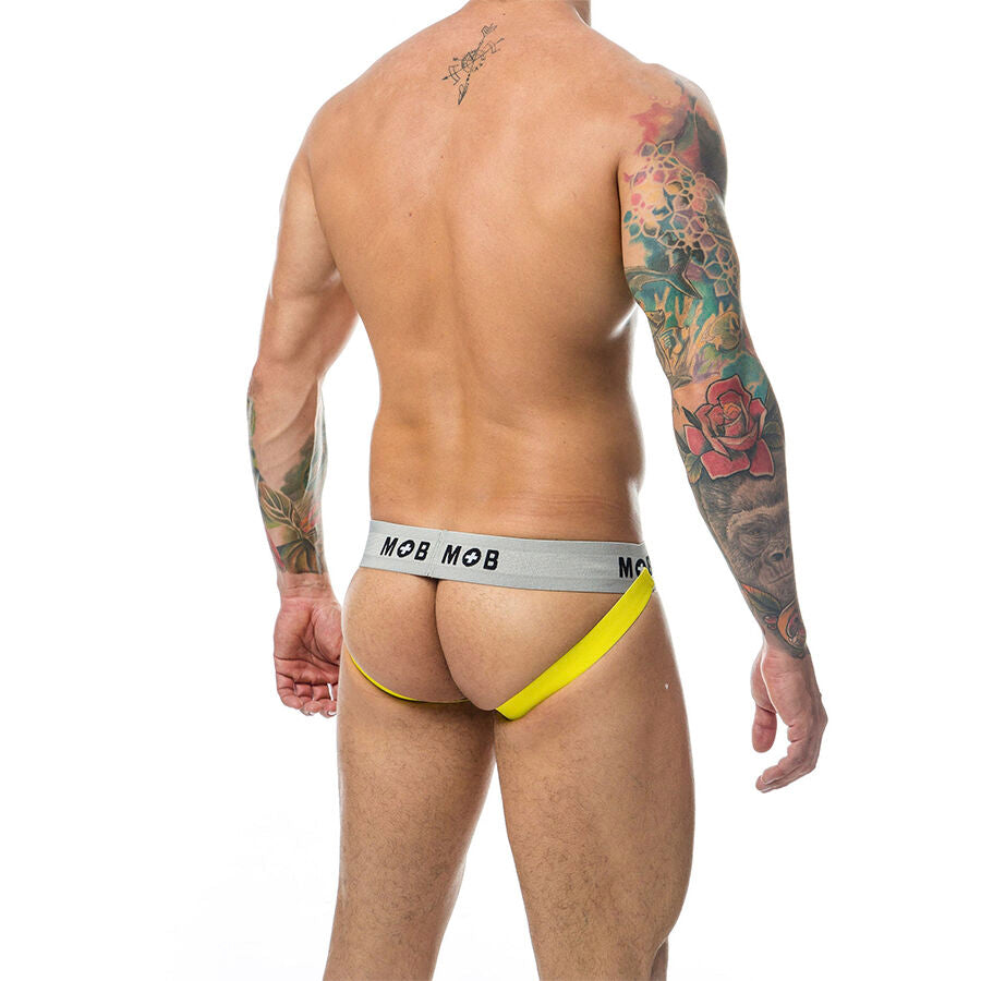 MOB - CLASSIC STRIPE JOCK YELLOW SIZE XL