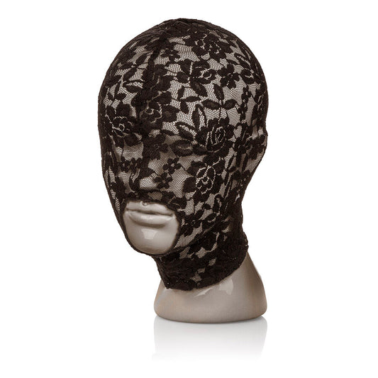 CALEXOTICS - SCANDAL BLACK LACE BALACLAVA
