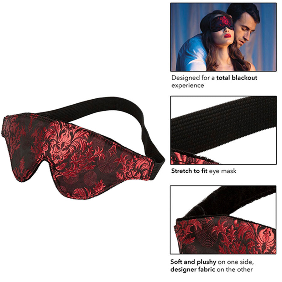 CALEXOTICS - SCANDAL OPAQUE OOGMASKER MET RODE DETAILS