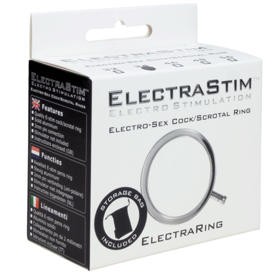 ELECTRASTIM - ELECTRARINGS METALEN PENISRING 34 MM