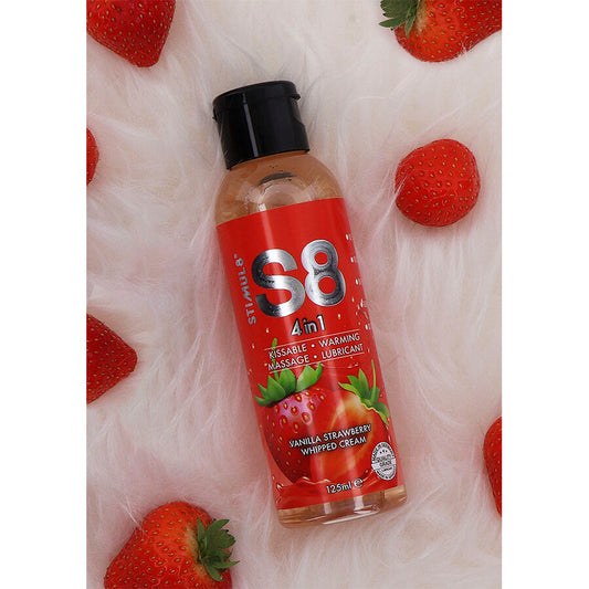 STIMUL8 - S8 4-IN-1 AARDBEI DESSERT GLIJMIDDEL 125 ML