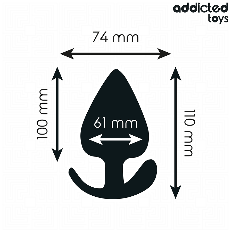 ADDICTED TOYS - ANAL PLUG SILICONE MAAT XXL 11 CM