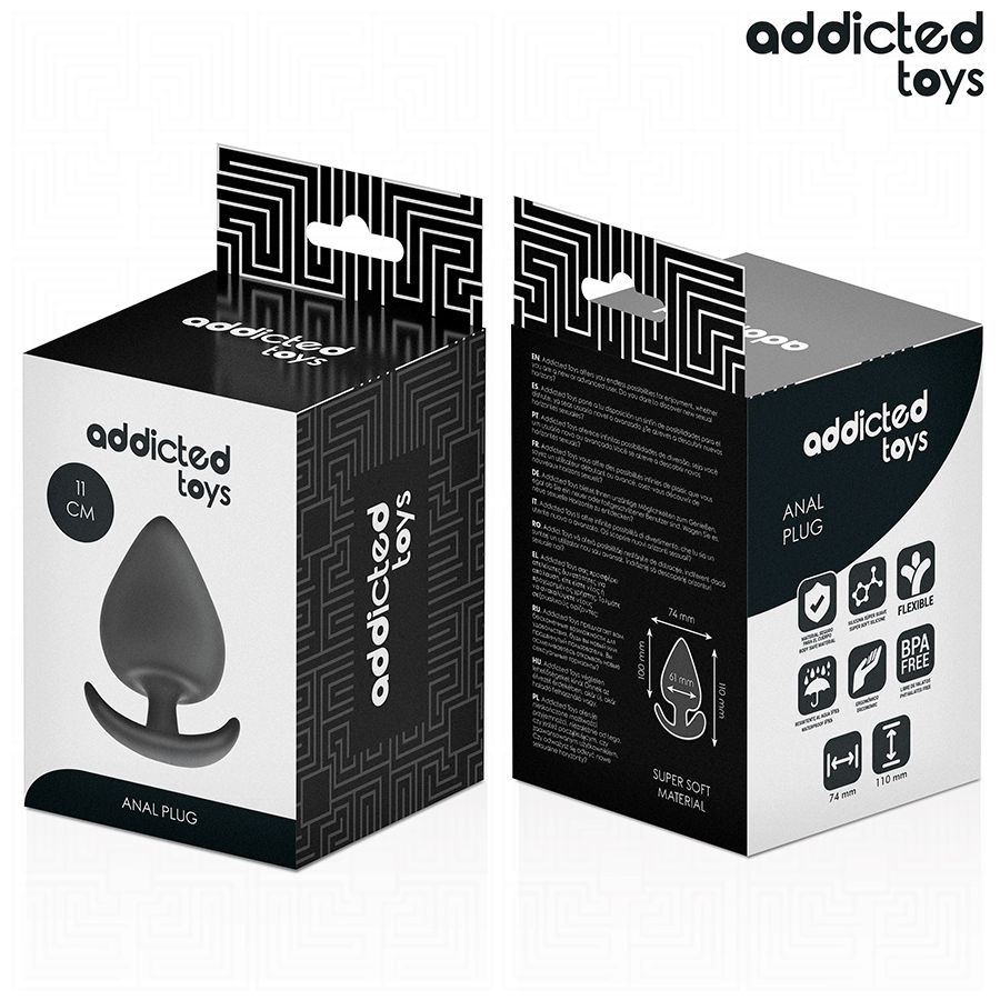 ADDICTED TOYS - ANAL PLUG SILICONE MAAT XXL 11 CM