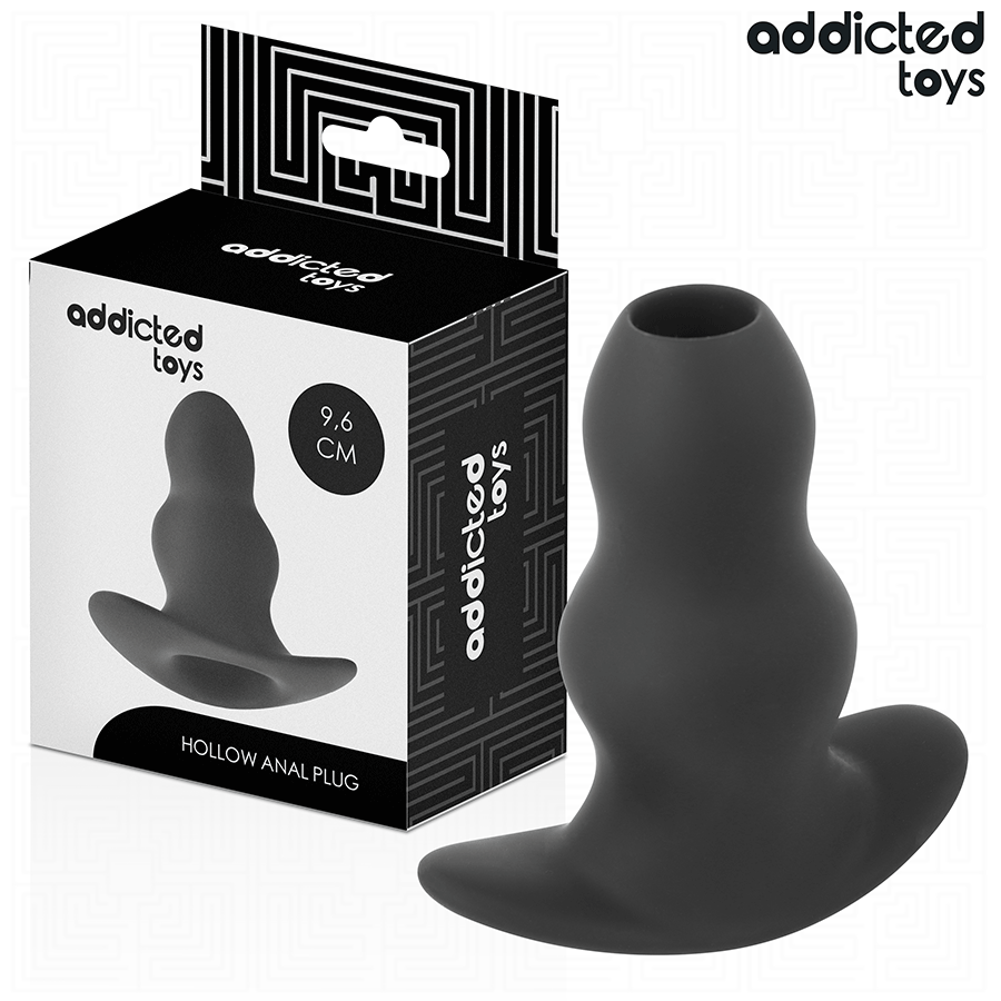 ADDICTED TOYS - HOLLE ANALE PLUG SILICOON MAAT M 9,6 CM