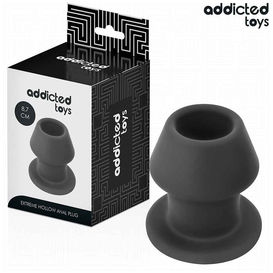 ADDICTED TOYS - EXTREME HOLLOW ANAL PLUG SILICONE MAAT M 8,7 CM