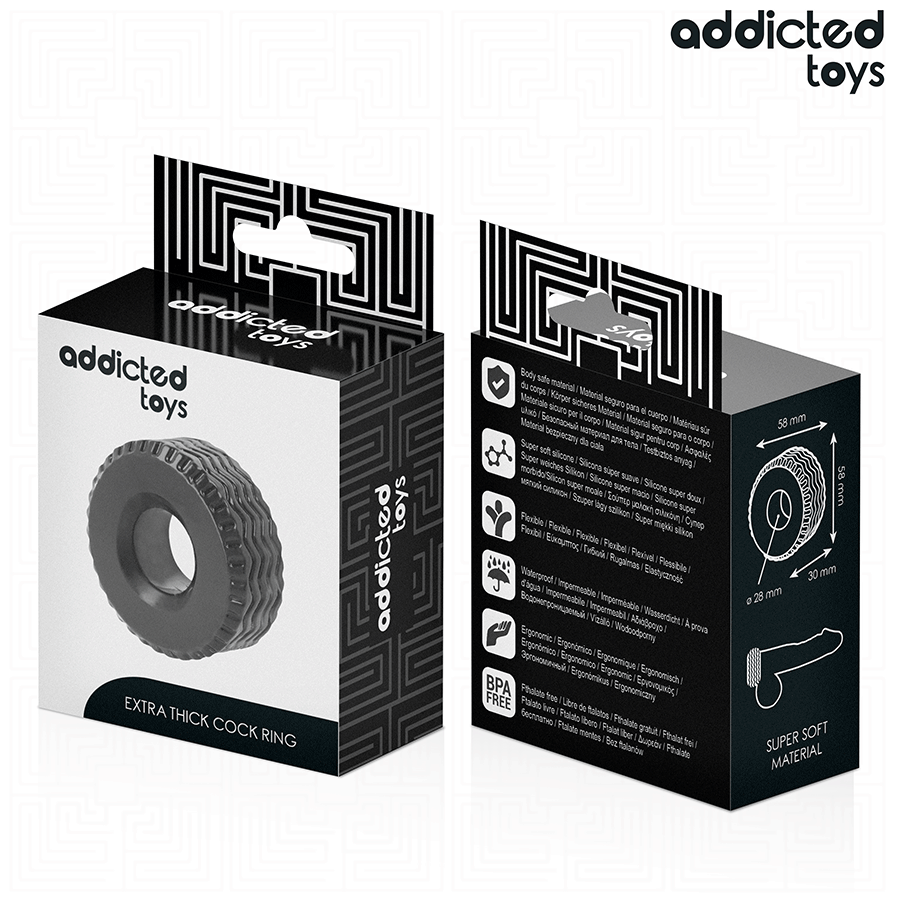 ADDICTED TOYS - EXTRA DIKKE PIEMELRING