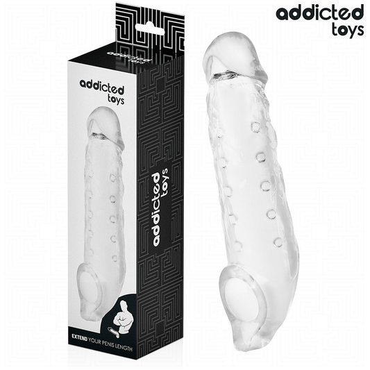 ADDICTED TOYS - TRANSPARANTE PENISHULS MAAT M 27 CM