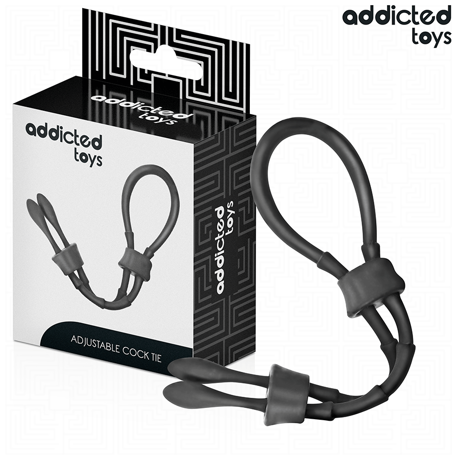 ADDICTED TOYS - VERSTELBARE SILICONEN RING VOOR DE PENIS