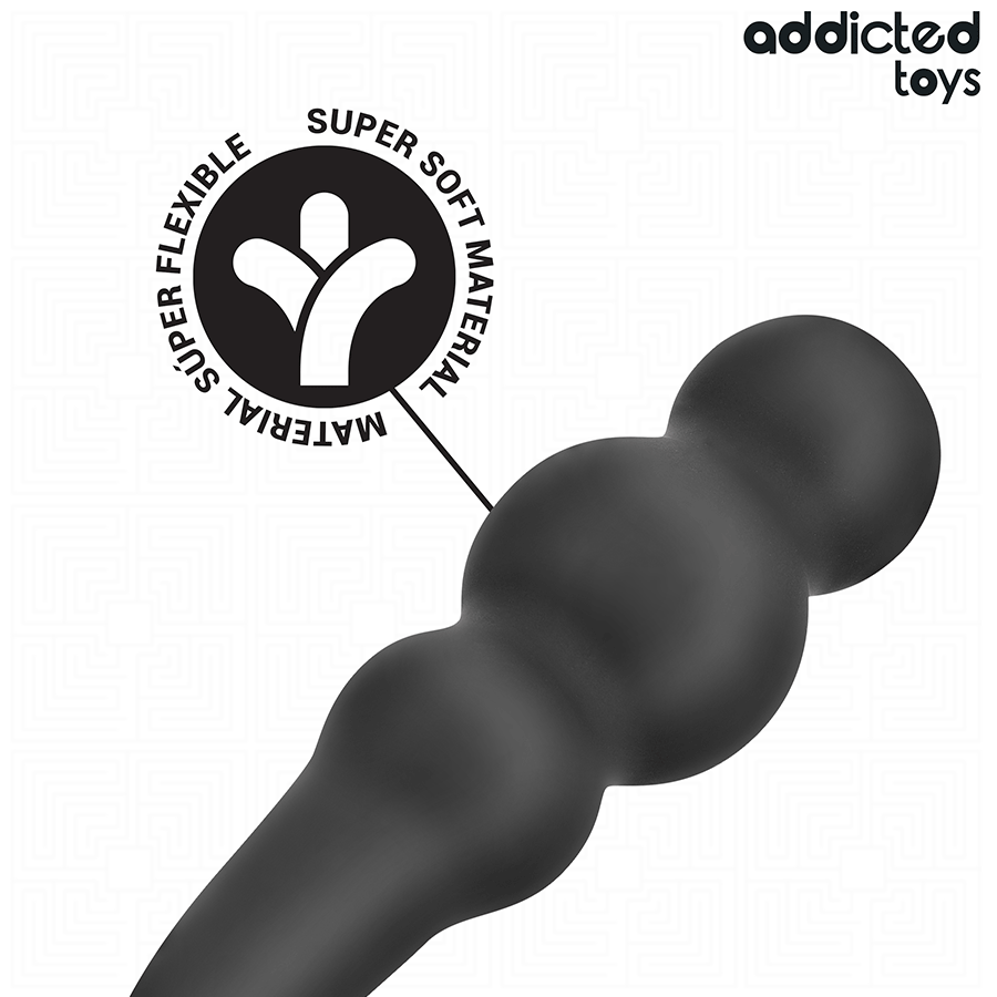 ADDICTED TOYS - BUTTPLUG MET RING SILICONEN MODEL 1
