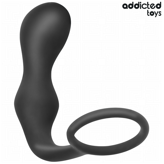 ADDICTED TOYS - BUTTPLUG MET RING SILICONE MODEL 3