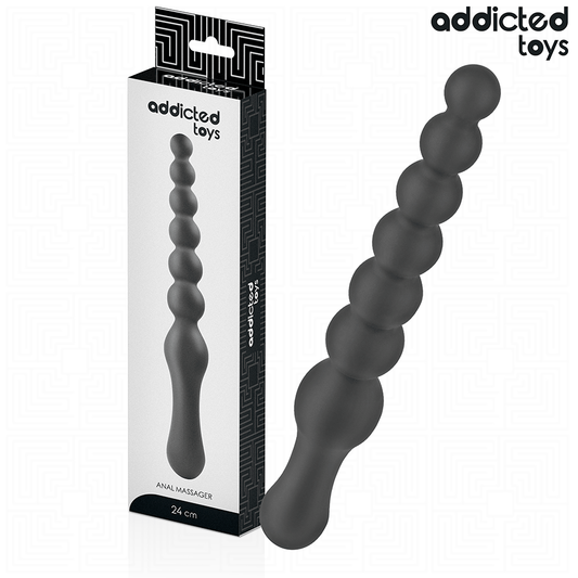 ADDICTED TOYS - DUBBELE ANAAL MASSAGER SILICONE 24 CM
