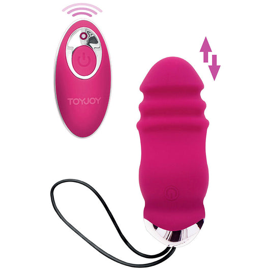TOYJOY - HAPPINESS SUNN SIDE UP AND DOWN VIBRATOR AFSTANDSBEDIENING FUCHSIA