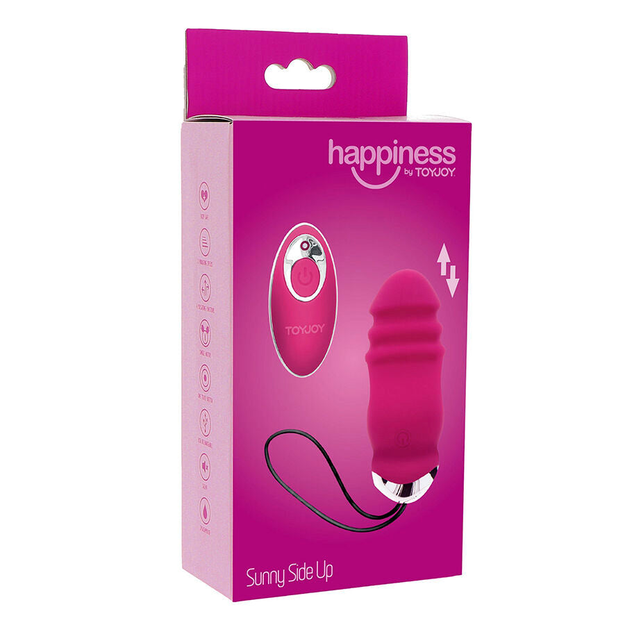 TOYJOY - HAPPINESS SUNN SIDE UP AND DOWN VIBRATOR AFSTANDSBEDIENING FUCHSIA