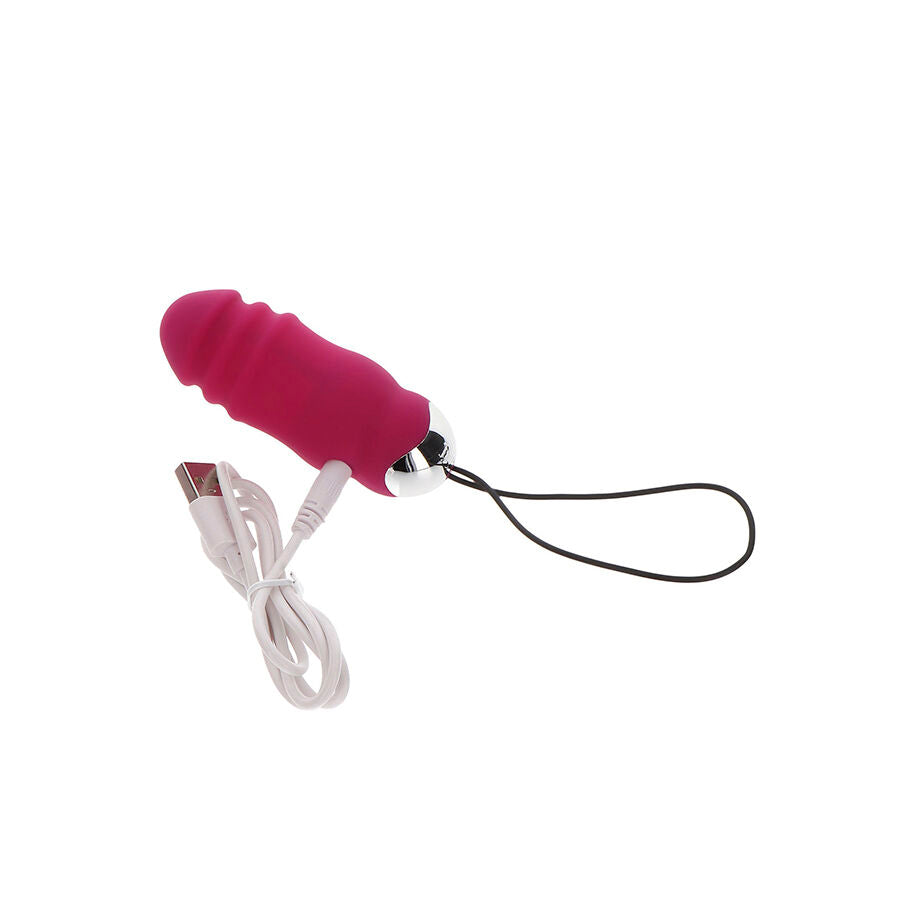 TOYJOY - HAPPINESS SUNN SIDE UP AND DOWN VIBRATOR AFSTANDSBEDIENING FUCHSIA