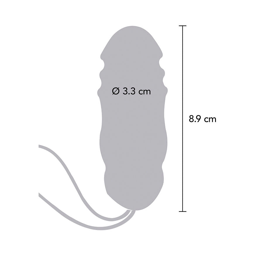 TOYJOY - HAPPINESS SUNN SIDE UP AND DOWN VIBRATOR AFSTANDSBEDIENING FUCHSIA