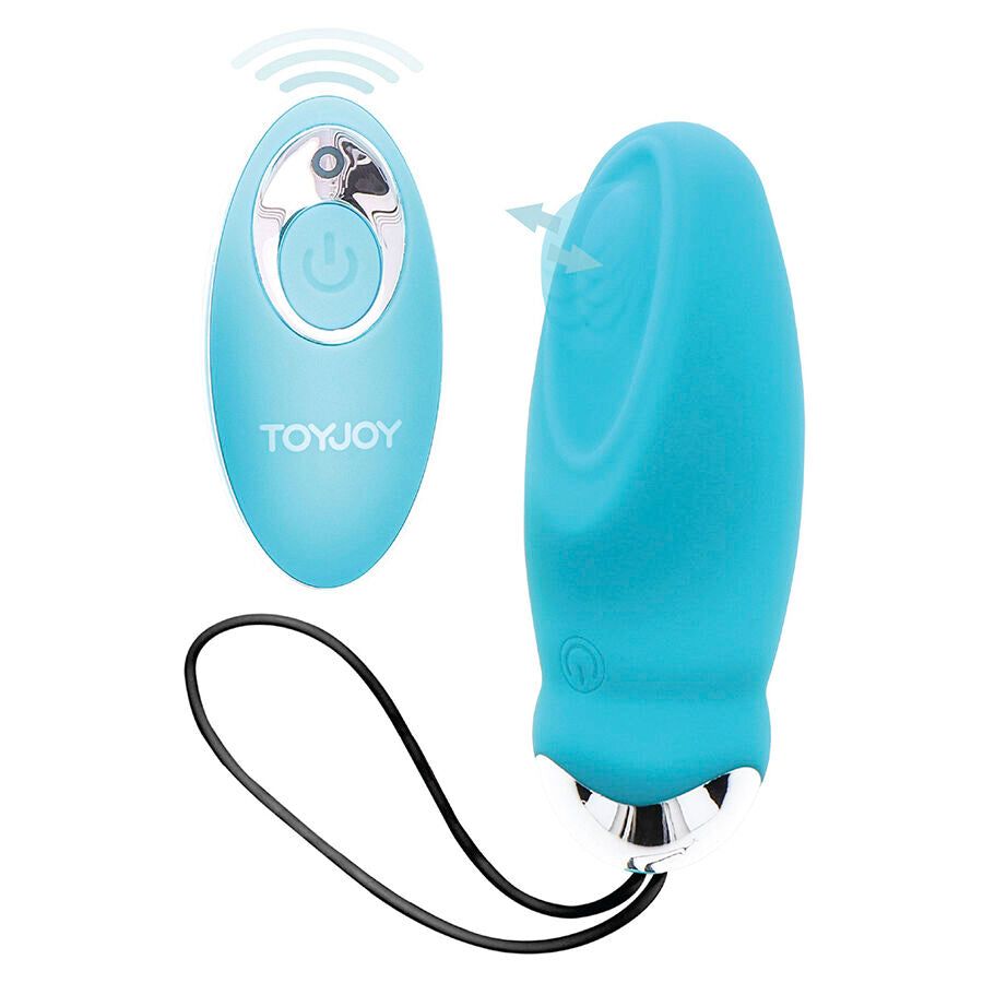TOYJOY - HAPPINESS I'M ZO EGGCITED AFSTANDSBEDIENING VIBRATOR BLAUW