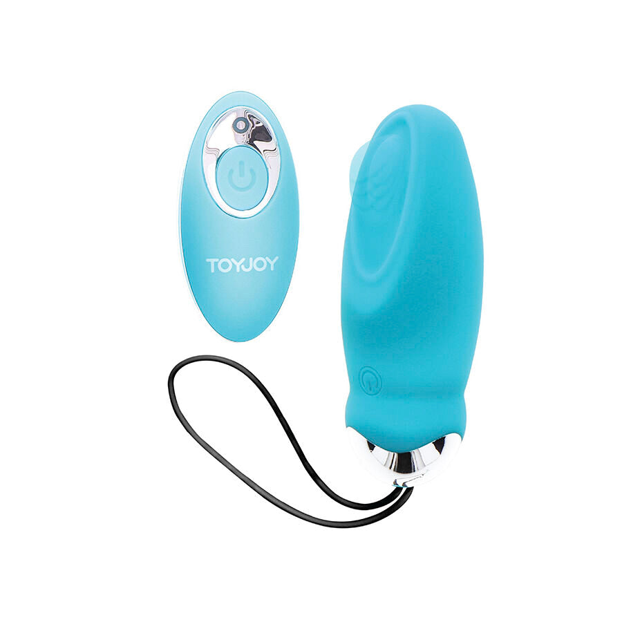 TOYJOY - HAPPINESS I'M ZO EGGCITED AFSTANDSBEDIENING VIBRATOR BLAUW