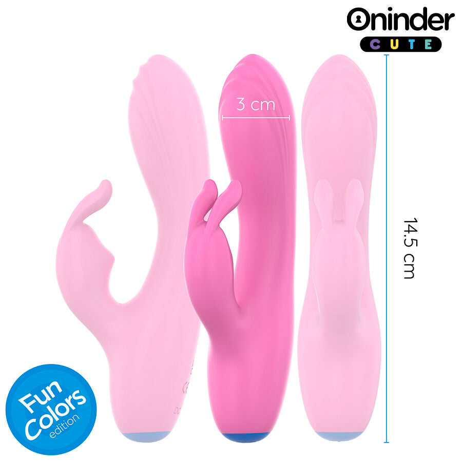 ONINDER CUTE - LOVE BUNNY VIBRATOR G-SPOT CLITORIS - GRATIS WERELDWIJDE APP