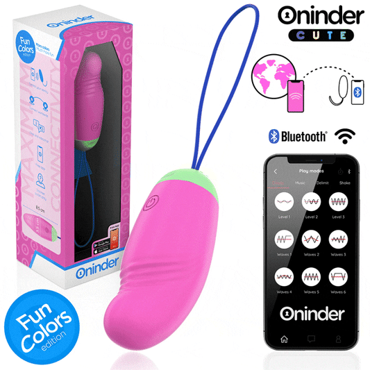 ONINDER CUTE - LOVE PLEASURE 360° TRILLEND-ROTEREND SILICONEN EI - GRATIS WERELDWIJDE APP