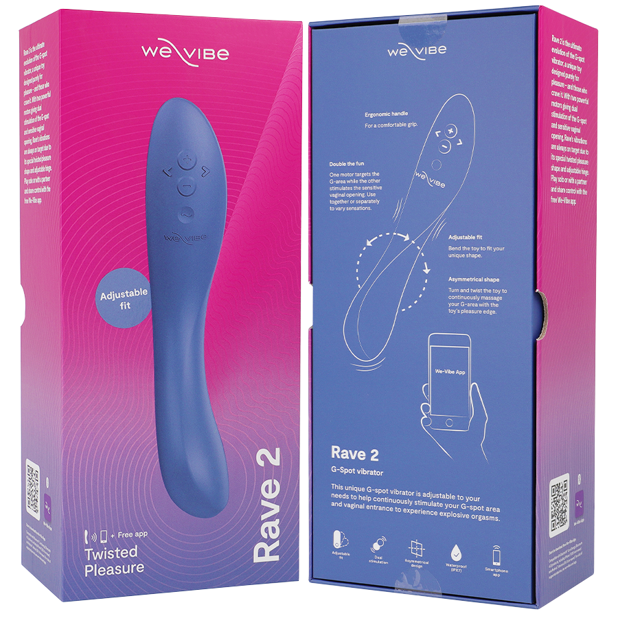 WE-VIBE - RAVE 2 G-SPOT VIBRATOR BLAUW