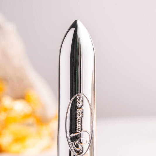ROCKS-OFF - RO-80 CHROME VIBRATING BULLET ZILVER