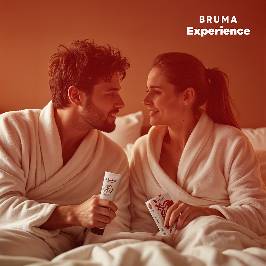 BRUMA XPERIENCE - ZOETE AARDBEI VERLEIDING KIT MET ORGASMEVERSTERKER