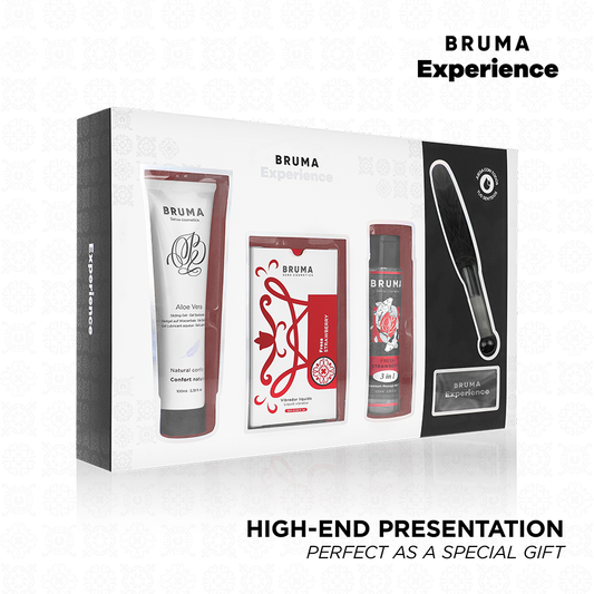 BRUMA XPERIENCE - ZOETE AARDBEI VIBRO-ORGASMISCHE VERLEIDINGSKIT