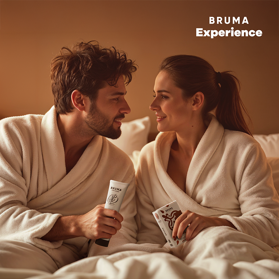 BRUMA XPERIENCE - KIT MET ZOETE AMERIKAANSE TAARTVERLEIDING MET ORGASMEVERSTERKER