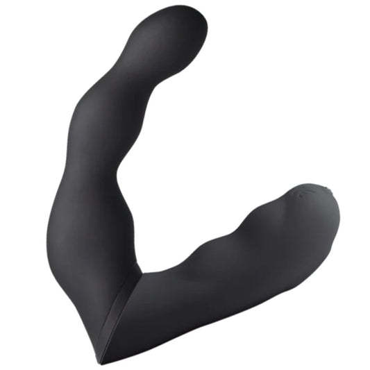 ROCKS-OFF - ZWARTE PROSTAAT- EN ANALE VIBRATOR ADAPTER