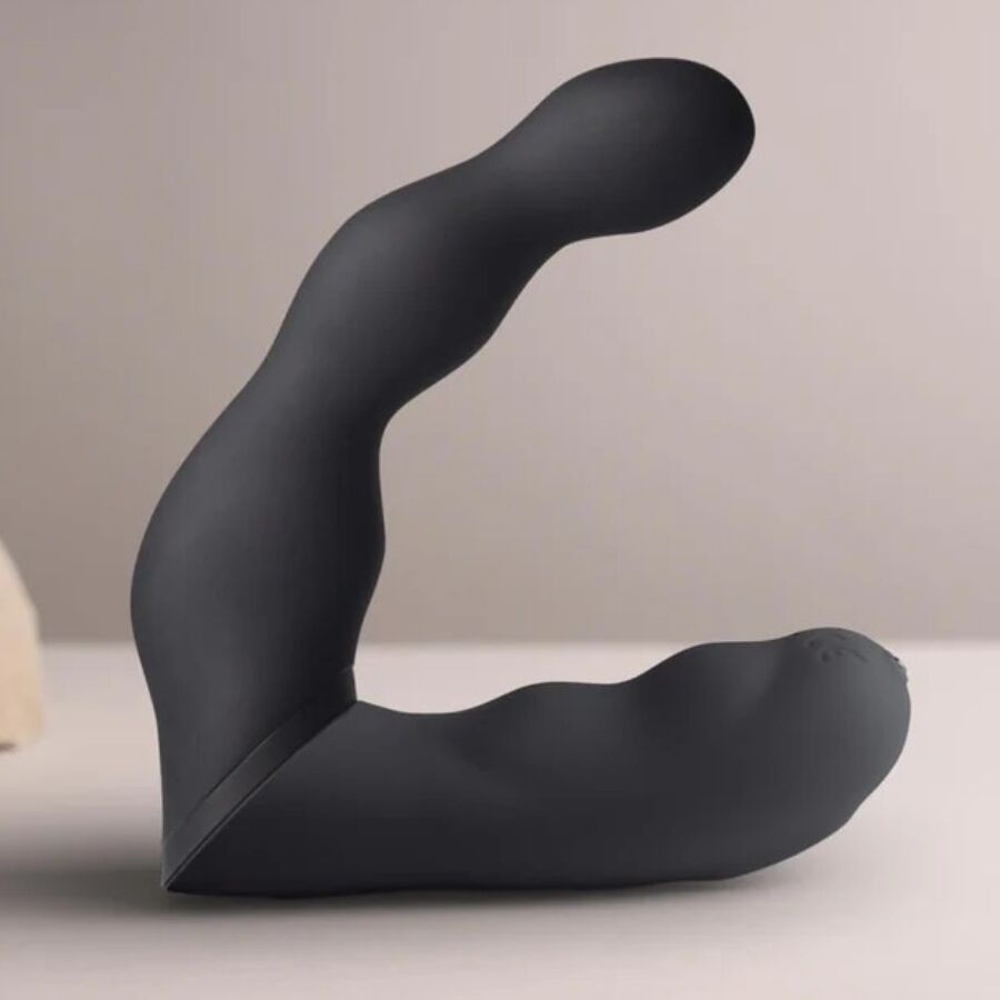 ROCKS-OFF - ZWARTE PROSTAAT- EN ANALE VIBRATOR ADAPTER