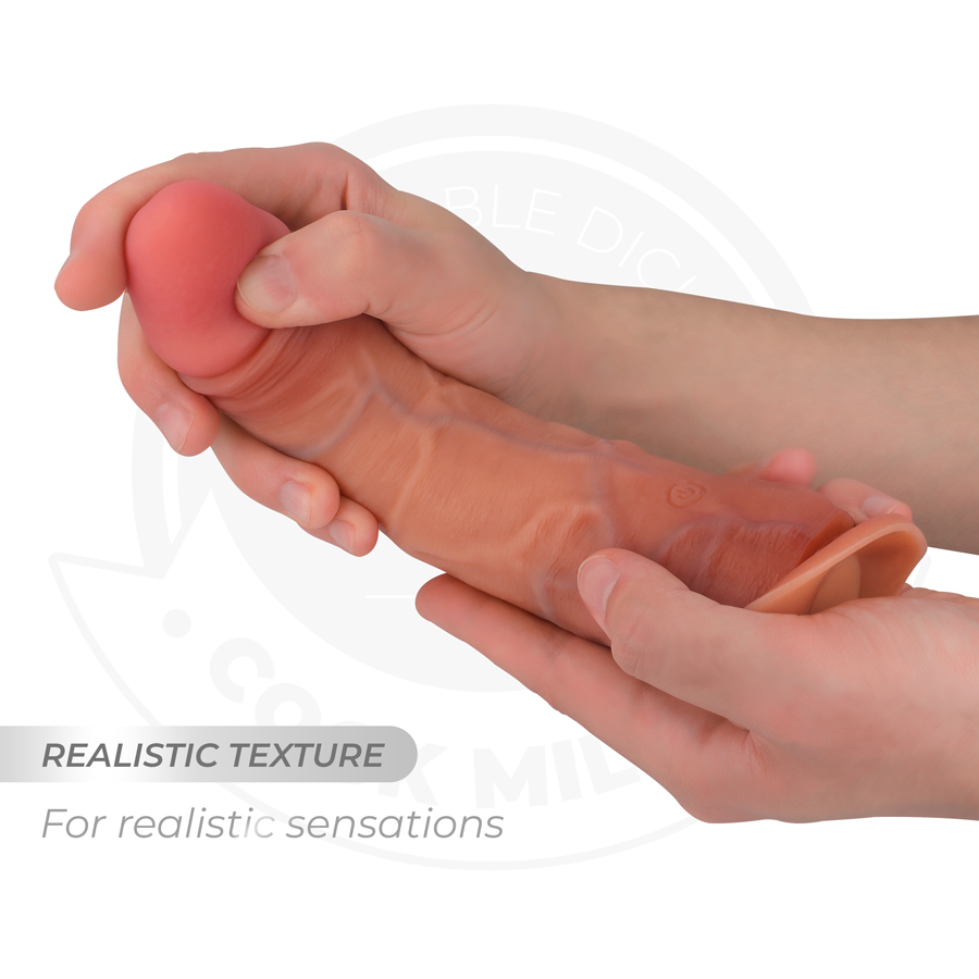 COCK MILLER - REALISTISCHE DILDO MET ZUIGNAP EN AFSTANDSBEDIENING TRILLING 19,5 CM