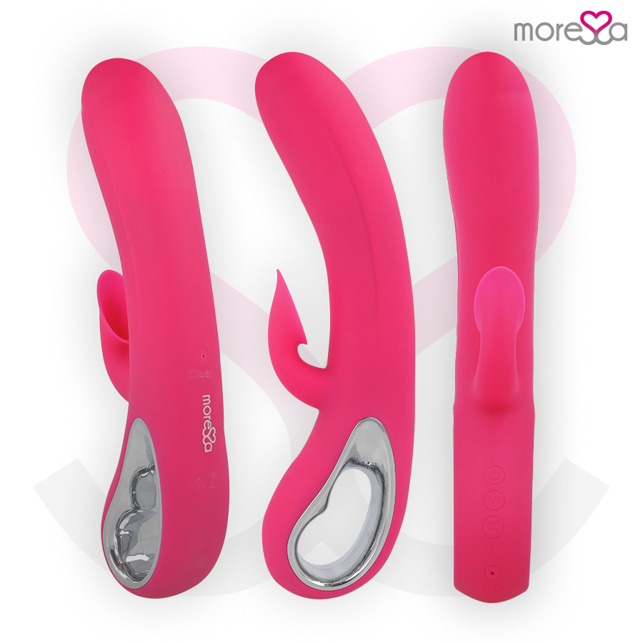 MORESSA - DUSTIN CLITORALE ZUIGING EN KRACHTIGE TRILLING PREMIUM SILICONEN OPLAADBAAR