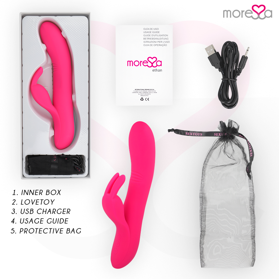 MORESSA - ETHAN PREMIUM SILICONEN OPLAADBAAR