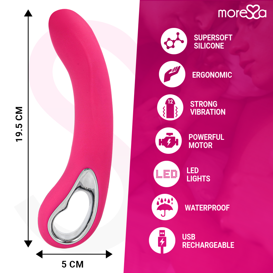MORESSA - NELSON PREMIUM SILICONEN OPLAADBAAR