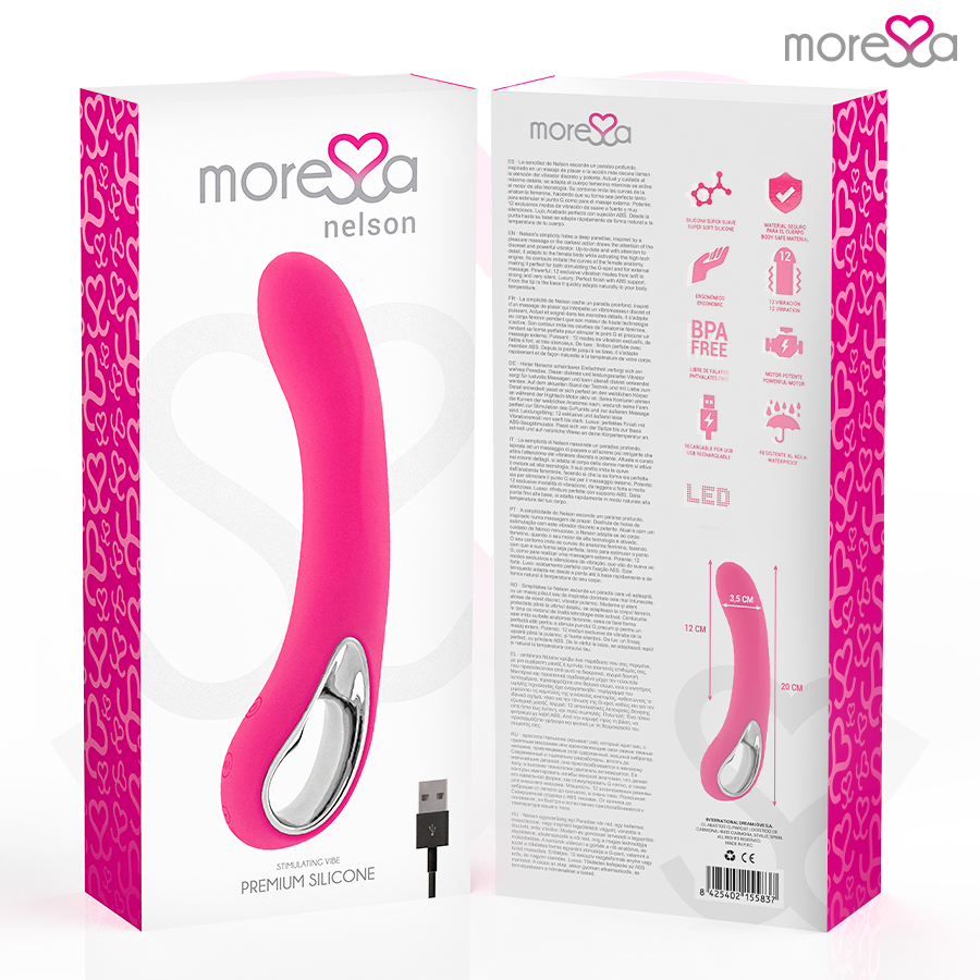 MORESSA - NELSON PREMIUM SILICONEN OPLAADBAAR