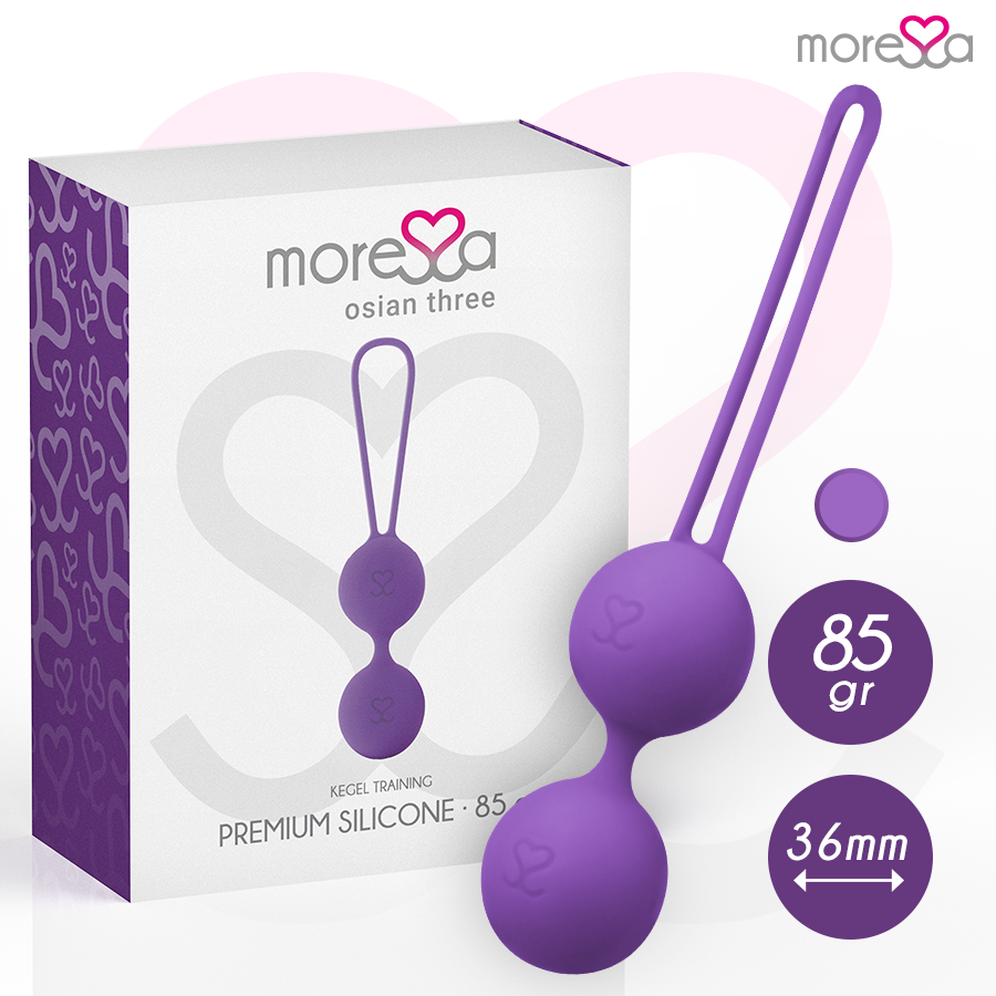 MORESSA - OSIAN THREE PREMIUM LILA SILICONEN