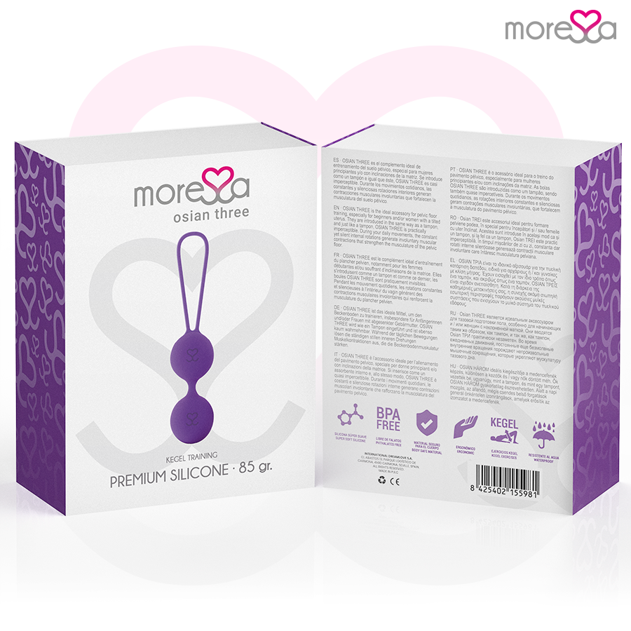 MORESSA - OSIAN THREE PREMIUM LILA SILICONEN