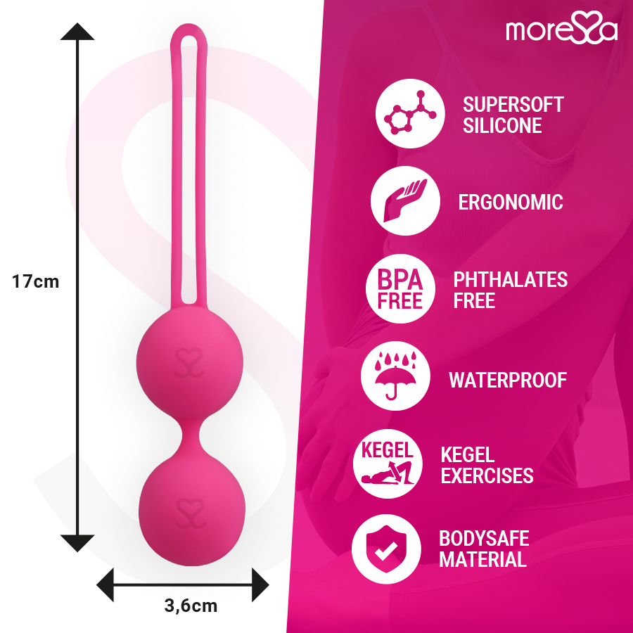 MORESSA - OSIAN THREE PREMIUM SILICONE ROZE