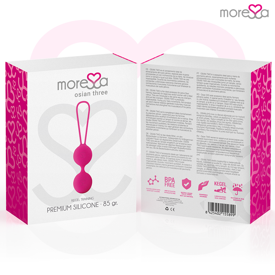 MORESSA - OSIAN THREE PREMIUM SILICONE ROZE
