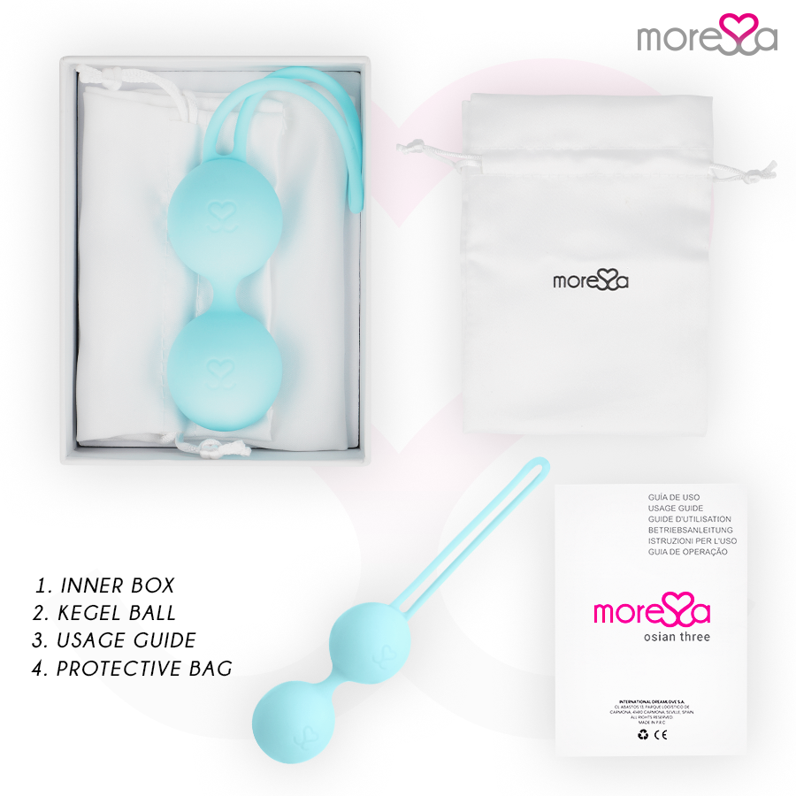 MORESSA - OSIAN THREE PREMIUM TURKOOIS SILICONEN