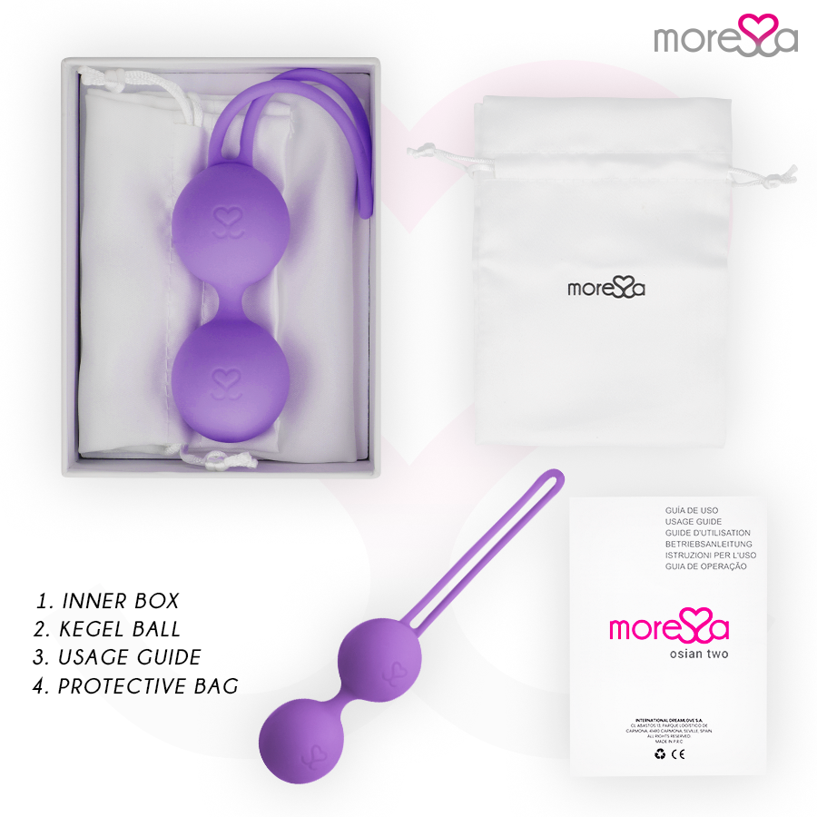 MORESSA - OSIAN TWO PREMIUM LILA SILICONEN