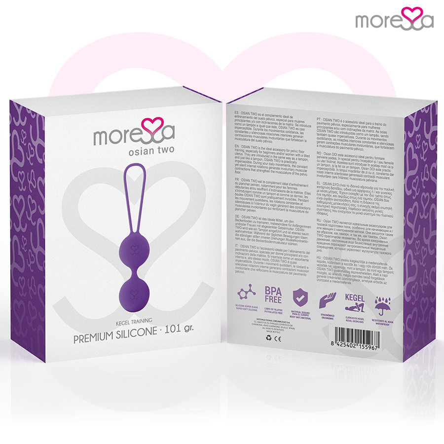 MORESSA - OSIAN TWO PREMIUM LILA SILICONEN